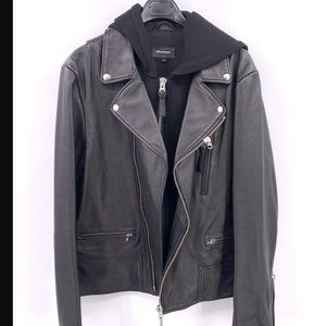 Men’s Mackage Lamb skin leather motorcycle biker jacket